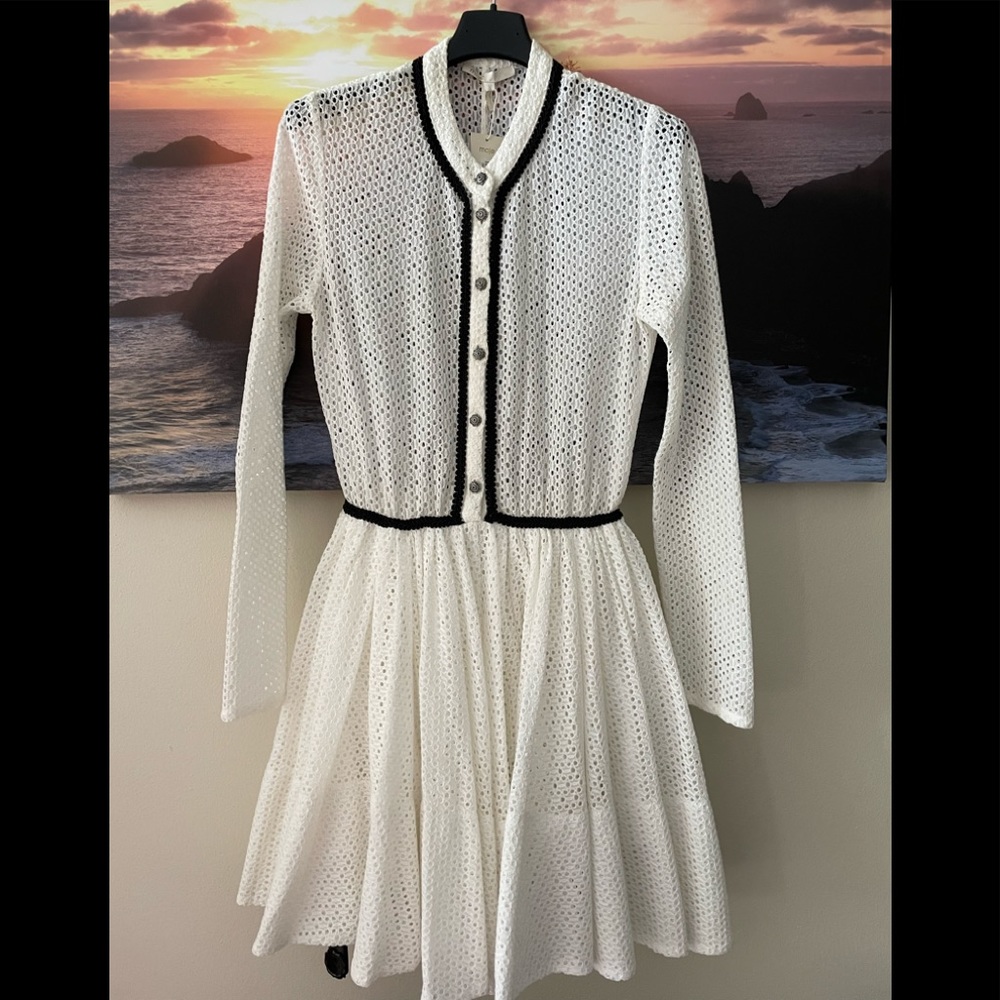 Maje/ Lace dress/ above knee/ white/ New/ 1/S